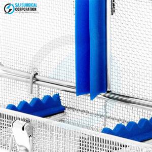 Panier ophtalmique micro avec couvercle, inserts et bandes en acier inoxydable, durable et réutilisable pour les hôpitaux, les cliniques et les centres de chirurgie oculaire - Product Image 4