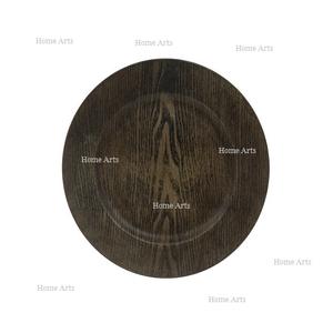 Assiette de présentation en bois au design le plus récent, qualité exclusive, taille et forme personnalisées, sous-assiette pour usage domestique et hôtelier - Product Image 1