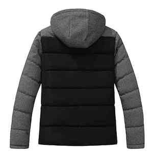 Chaquetas acolchadas de invierno para hombre de la mejor calidad, transpirables y resistentes al viento con impresión OEM personalizada de Tallas grandes - Product Image 4