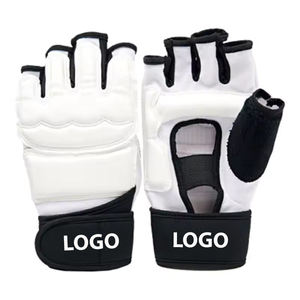 ถุงมือ MMA หนังคุณภาพสูงระดับมืออาชีพ  โลโก้สั่งทำได้  แบบครึ่งนิ้ว  สำหรับทุกเพศ  เหมาะสำหรับ UFC ศิลปะการต่อสู้  มวยไทย - Product Image 5