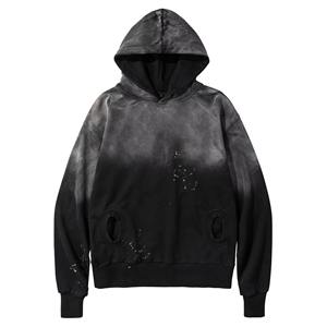 Sudaderas con Capucha para Hombre Talla Grande, Sudaderas con Capucha Estilo Lavado Ácido, Sudaderas con Estampado para Hombre, Ropa de Calle Holgada de Primavera, Sudaderas con Estilo - Product Image 1