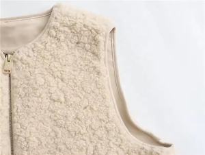 Chaleco de Punto para Mujer, Nuevo Diseño, Talla Grande, Otoño Invierno, Prenda Exterior de Manga Larga, Impermeable, Reversible, Chaqueta Informal - Product Image 2