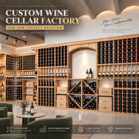 L'usine Minghou propose directement des étagères sur mesure pour cave à vin et présentoir à vin.