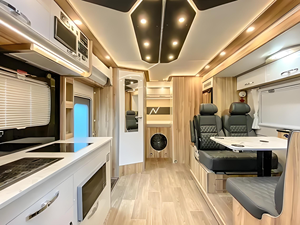 Nueva Autocaravana Diésel para Viajes y Hogar, con Volante a la Izquierda, Asientos de Cuero, Estándar de Emisiones Euro VI, Vehículo Multifuncional - Product Image 6
