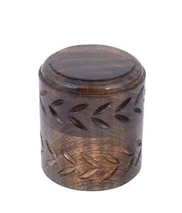 Round <b>Wooden</b> Engraved <b>Urns</b> <b>for</b> Human <b>Ashes</b> Adult - <b>Wooden</b> Box Rosewood Cremation <b>Urns</b> <b>for</b> <b>Ashes</b> (15 Cubic Inches Antique 1) - Product Image 6