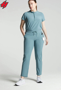 Uniformes chirurgicaux unisexes d'hôpital Uniformes médicaux de spa Ensembles d'allaitement à manches courtes de pharmacie Uniformes hauts + pantalons Vente en gros - Product Image 3