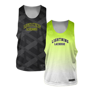 Maillots de lacrosse légers et personnalisables, taille plus, gilets de sport pour jeunes, pour le basketball, le football, l'entraînement en équipe - Product Image 6