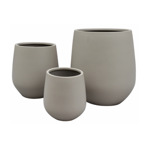 Maceta de fibra de poliresina con maceta de cemento de aspecto ligero para el hogar y el jardín para flores y plantas - Product Image 3