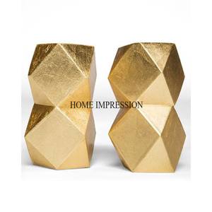 High Grade Gold Plated Pillars Designer Most Fancy Unique Look Heavy Duty Metal Made <b>Bookends</b> From India in Competitive Price - Product Image 4