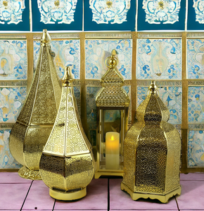 Hot Sale Metal Royal Look <b>Lanterns</b> Home Balcony Ramadan & Eid Decoration And Rooms Decor <b>Candle</b> <b>Lantern</b> in Best Price - Product Image 3