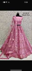 Colecciones de Terciopelo para Novias Indias FZBELLA con Trabajo Zarkhan por Fabzone - Product Image 2