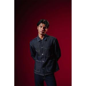 High Quality 100%Cotton <b>Denim</b> <b>Jacket</b> <b>Men</b> Custom Print Embroidery Logo Streetwear Jeans <b>Jacket</b> <b>for</b> <b>Men</b> - Product Image 3