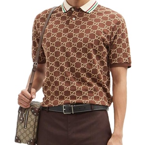 เสื้อยืดโปโลพิมพ์ลายสำหรับผู้ชายเสื้อโปโลลำลองกลางแจ้งมีคุณภาพดีมีในสต็อก - Product Image 1