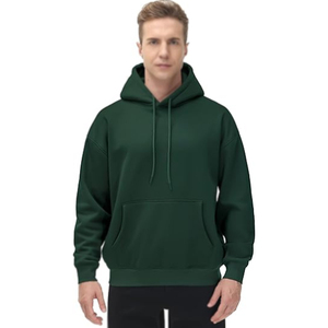 Ropa de temporada de invierno 100% sudaderas con capucha y sudaderas de algodón para hombre estilo pulóver OEM ODM sudaderas con capucha en blanco lisas de gran tamaño de alta calidad - Product Image 2
