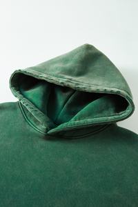 Sweats à capuche surdimensionnés Sweatshirts délavés avec logo personnalisé pour hommes Sweatshirts à capuche vierges poids lourd personnalisables pour hommes - Product Image 3