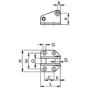 Size 3 Galvanized AMF Counterholder No. 6847G <b>Clamp</b> Product Category - Product Image 3