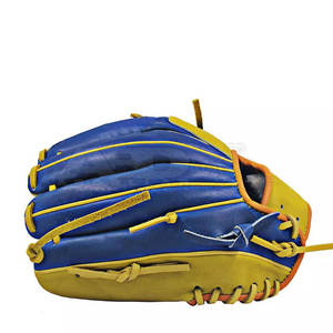 Qualité fine professionnelle votre propre conception gants de baseball meilleur prix bas quantité minimale de commande usine directe gants de baseball - Product Image 3