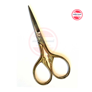 Tijeras de corte de papel de acero inoxidable, tijeras de corte de hilo para salón de uñas - Product Image 3