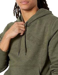 Otoño e invierno, nuevo suéter con capucha de manga larga de Color sólido de lana, Sudadera con capucha de hombro caído de estilo americano para hombres - Product Image 3