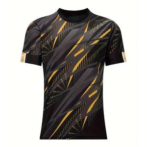 Venta al por mayor 100% camisetas de poliéster sublimación camisetas lisas impresión personalizada en blanco secado rápido Super fit hombres camiseta - Product Image 4