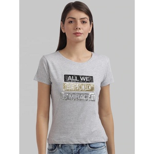 เสื้อยืดลายตลกสำหรับผู้หญิงเสื้อคอกลมพอดีตัวปกติสำหรับวัยรุ่นหญิงเสื้อ100% โลโก้ที่กำหนดเองเส้นใยไม้ไผ่ป้องกันการหดตัว - Product Image 6