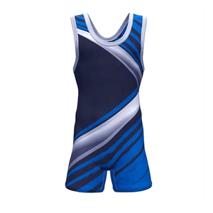 Medias de lucha de LICRA para hombres jóvenes, traje de camiseta de entrenamiento de gimnasio para artes marciales, Fitness y lucha libre - Product Image 3