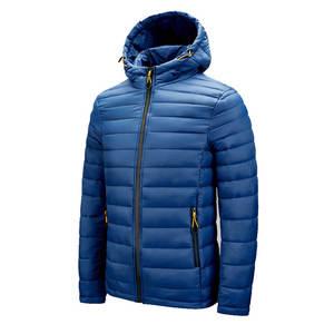 Vente en gros de doudounes matelassées pour hommes, légères, chaudes, d'hiver, grande taille, doudoune à bulles, logo personnalisé, livraison DDP - Product Image 5