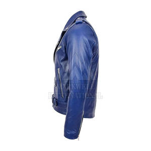 Vente en gros de veste d'hiver en cuir au design personnalisé à la mode pour hommes fabriquée au Pakistan Produit de pointe Veste d'hiver en cuir à vendre - Product Image 4