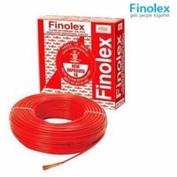Finolex 1 Sqmm Cables eléctricos 90 m Cable de construcción con conductor de Aluminio revestido de cobre Material de aislamiento IEC 1 núcleo MOQ 100M