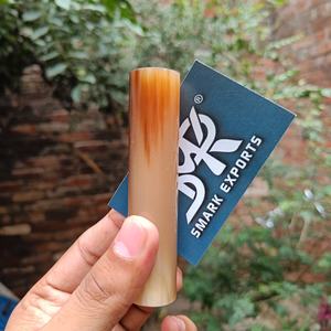 Auténtico rollo de cuerno de vaca Natural, varilla cilíndrica de cuerno de buey pulido suave para MANGO de cuchillo, joyería artesanal en blanco y artículos decorativos - Product Image 1