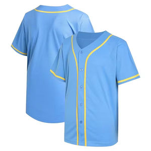 Maillots de baseball personnalisés de haute qualité pour hommes, dernier design, chemises unies en tailles personnalisées pour enfants et jeunes, vêtements de softball inclus - Product Image 4