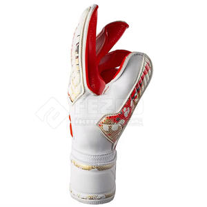 Guantes de portero de entrenamiento de cuero transpirable con excelente agarre y absorción de impactos para un rendimiento de ahorro de goles - Product Image 4