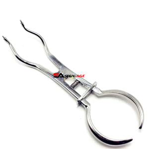 Kit de digue en caoutchouc dentaire en acier inoxydable de haute qualité Kit de pinces dentaires Kit d'isolation dentaire par signe-âge chirurgical - Product Image 2