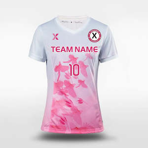 Jersey para Mujer, Directo de Fábrica, Bordado en Poliéster, Logotipo Personalizado Disponible - Product Image 1