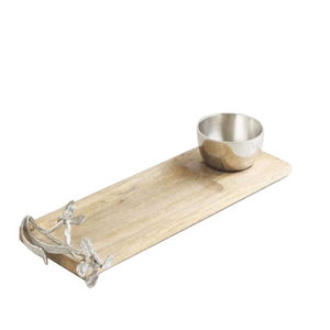 Bandeja de Servicio Artesanal para Postres y Comida Deliciosa, Bandeja para Servir Pasta, Decoración de Mesa para Bodas y Fiestas, Bandeja de Servicio para Catering - Product Image 1