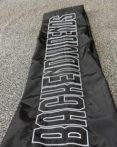 Pantalones cortavientos de nailon para hombre con estampado lateral personalizado de alta calidad, pantalones de chándal holgados de algodón al por mayor, pantalones de estilo informal - Product Image 3