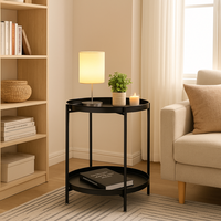 OEM&ODM 2-stufiger Metall-Beistelltisch mit Hebedeckel Multifunktional Beweglich Modernes Minimalistisches Design Wohnzimmer Schlafzimmer Binh Duong