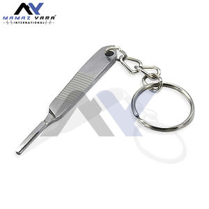 Porte-clés en forme de scalpel miniature, instruments chirurgicaux, porte-clés en acier inoxydable, outil médical de précision - Product Image 6