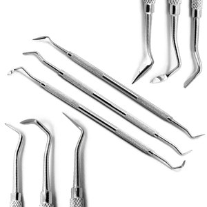 Juego de Cuchillos Periodontales 3 Piezas, Raspador Quirúrgico Manual de Acero Inoxidable Alemán, Cuchillos de Gingivectomía, Instrumentos Dentales Profesionales SIGAL - Product Image 1