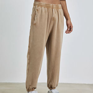 Hot Selling Casual Heavyweight Cotton Jogging Sweatpants <b>Men</b> Streetwear Blank Pants - Product Image 3