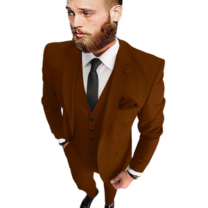 High Quality 2023 Blue Men's Blazer Jacket Low MOQ Plaid Long Coat Design Breathable Feature - Product Image 4
