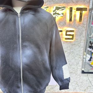 Bon taux, qualité supérieure, le plus demandé, sweat à capuche zippé imprimé en usine, sweats à capuche bon marché pour hommes - Product Image 5