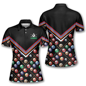 Chemises de billard et de snooker personnalisées en gros pour l'entraînement d'équipe 2025, polo jersey pour l'équipe, 100% polyester, séchage rapide - Product Image 6