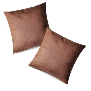 Funda de almohada de cuero de alta calidad OEM con logotipo bordado personalizado 2024 patrón de impresión uso al por mayor para hotel y hogar - Product Image 2