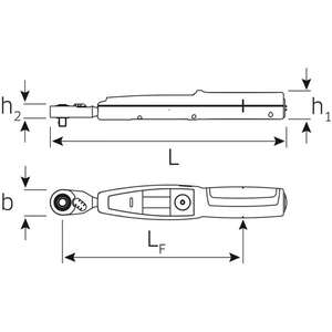 Llave Dinamométrica Electrónica Stahlwille SENSOTORK 701 con Trinquete de Dientes Finos Permanentemente Instalado - Product Image 2