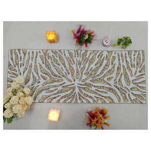 Royal Look Hand Embroidered <b>Beaded</b> Table Runner <b>Placemats</b> 35x13 Inches Eco-Friendly Modern Luxury AXIOM Brand for Hotel - Product Image 6