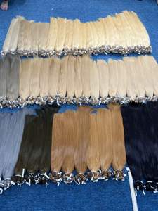 Extensión de cabello humano virgen súper dibujado doble 26 pulgadas Paquete de trama rubia Trenzado Ondas Rizado Afro Profundo Indio Brasileño - Product Image 2