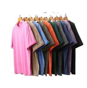 Custom 230gsm Vintage Washed <b>Mens</b> <b>T</b> <b>Shirt</b> <b>Men</b> Distressed <b>Heavyweight</b> Cotton Blank Oversized <b>T</b> <b>Shirt</b> <b>T</b>-<b>shirt</b> for menDDP Shipping - Product Image 1
