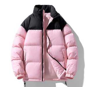 Veste d'hiver matelassée en coton unisexe Coupe-vent Design gonflé pour hommes - Product Image 5