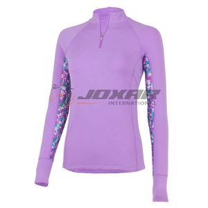 Chemise d'équitation à compression de performance Couche de base thermique Vêtements équestres offrant un confort exceptionnel à vendre - Product Image 1